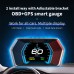 Car HUD Gauge Head Up Display OBD2 GPS Dual System On-board Computer Car Digital Speedometer Alarm