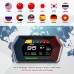 Car HUD Gauge Head Up Display OBD2 GPS Dual System On-board Computer Car Digital Speedometer Alarm