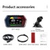 Car HUD Gauge Head Up Display OBD2 GPS Dual System On-board Computer Car Digital Speedometer Alarm