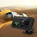 Car Head Up Display Digital Speed Slope Meter Inclinometer With GPS Speedometer Compass Real Time Measurement