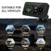 Car Head Up Display Digital Speed Slope Meter Inclinometer With GPS Speedometer Compass Real Time Measurement