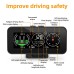 Car Head Up Display Digital Speed Slope Meter Inclinometer With GPS Speedometer Compass Real Time Measurement