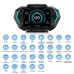 Car Head Up Display OBD+GPS Speedometer with 5 Alarm Functions Tachometer Water Temp Fuel Consumption Slope Meter