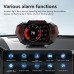 Car Head Up Display OBD+GPS Speedometer with 5 Alarm Functions Tachometer Water Temp Fuel Consumption Slope Meter