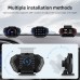 Car Head Up Display OBD+GPS Speedometer with 5 Alarm Functions Tachometer Water Temp Fuel Consumption Slope Meter