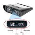 Car Solar GPS Head Up Display Wireless Speedometer Display Speed Time Date Auto Adjust Screen Brightness Car Clock