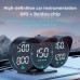 G17 Car Hud Head-Up Display Car Universal Beidou Speed Measurement Time Speed Alarm Head-Up Device