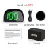 Green Light Universal Car Head-Up Display HUD GPS Speedometer Digital Speedometer Display Plug and Play for All Cars