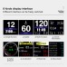 Head-Up Display OBD2+GPS On-board Computer HUD Car tachometer Turbo Oil Pressure Water Temp GPS Speedometer For Gasoline Car