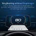 Head-Up Display Portable Car OBD2 Speed Navigation Projector Car Dashboard Display Screen Navigation Projector GPS OBD Speedometer Head Up Display