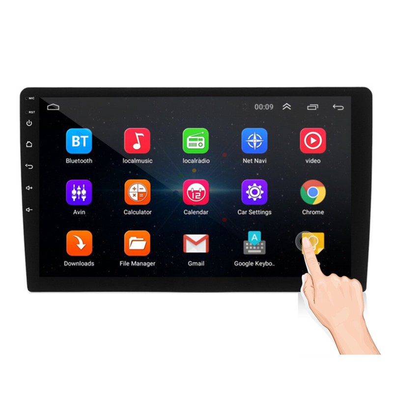 10" 2 Din 1+16G for Android 8 Car Stereo Radio IPS 2.5D Touch Screen MP5 Player GPS WIFI FM