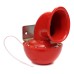 12V Electric Bull Horn Super Loud Raging Sound w/ Pull Lever Metal Red For Car Truck Boat