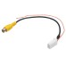 4 Pin Male Connector Radio Back Up Reverse Camera RCA Cable Adapter for Toyota