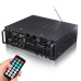 Sunbuck bluetooth Stereo Amplifier 2 Channel HiFi Audio Power Amplifier Remote Control USB SD FM 220V EU Plug