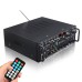 Sunbuck bluetooth Stereo Amplifier 2 Channel HiFi Audio Power Amplifier Remote Control USB SD FM 220V EU Plug