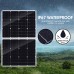 100W Foldable Solar Panel Car Van Boat Caravan Camper Trickle Battery Charger with 100A Controller