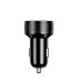 12-24V Dual USB Car Charger PD + QC3.0 Fast Charging With Aperture Touch Switch Metal Material for Bus Trailer RV Boats Motorcycles