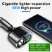 12V-24V Universal Car Charger  Car Fast Charge Adapter Socket 66W USB Phone Charger 360° Rotation for iPhone Samsung Xiaomi