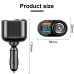 12V-24V Universal Car Charger  Car Fast Charge Adapter Socket 66W USB Phone Charger 360° Rotation for iPhone Samsung Xiaomi