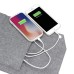12V 30W Solar Panel Foldable Bag with USB Type-C Fast Charging Sun Power Charger for Hiking Camping Mobile Phones