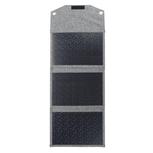 12V 30W Solar Panel Foldable Bag with USB Type-C Fast Charging Sun Power Charger for Hiking Camping Mobile Phones