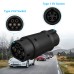 32A 22KW EV Charger Adaptor For GBT to Type 2 Electric Vehicle Connector Type 2 to Type 1 SAE J1772 7.2KW Conventor