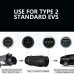 32A 22KW EV Charger Adaptor For GBT to Type 2 Electric Vehicle Connector Type 2 to Type 1 SAE J1772 7.2KW Conventor