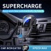 40W Wireless Car Charger Phone Holder Super Fast Charging Automatic Clamp 360° Rotation Glass Mirror