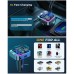 48W Car bluetooth 5.0 Transmitter with Dual Mic LED Display QC3.0 PD PPS Fast Charger BASS Hi-Fi AUX Wireless Hands-Free Calling