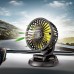 5V/12V/24V Single-Head Car Fan 360° Adjustable Cooling Fans 2 Speed USB Mini Size Five-blade Strong Wind For Auto Cooler