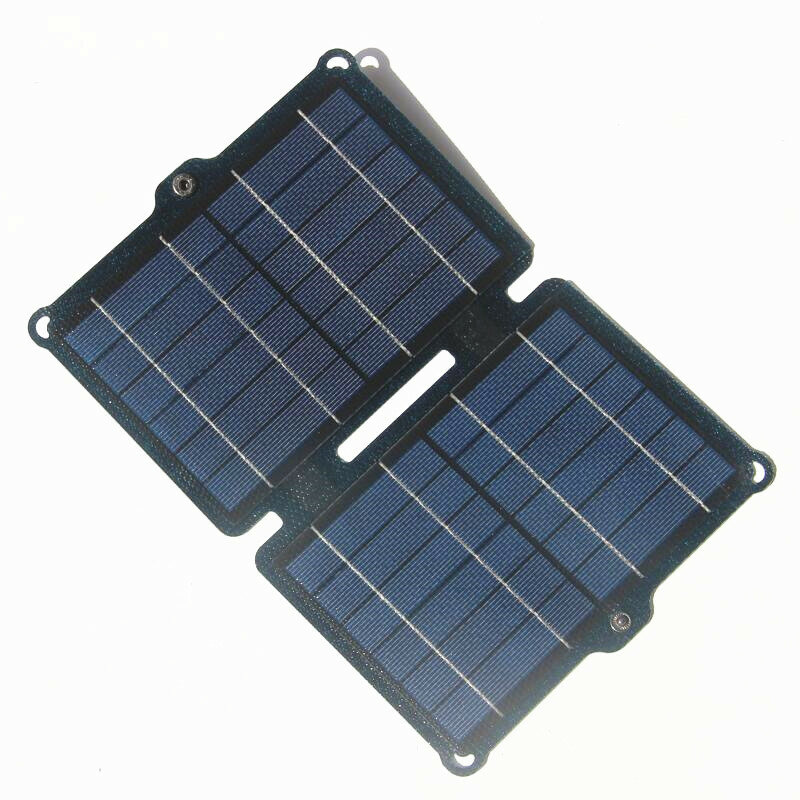 8W 5V ETFE Solar Panel Charger Folding Bag Mobile Phone Power Bank Charging Waterproof Lightweight