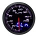 Eluto Universal 2" 52mm 12V Oil Pressure Gauge Meter With Sensor 10 Color LED Tinted Face PSI