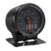 Eluto Universal 2" 52mm 12V Oil Pressure Gauge Meter With Sensor 10 Color LED Tinted Face PSI