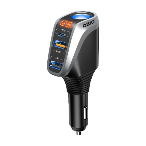 OZIO 66W+PD 20W Car QC Fast Charging Socket 12V-24V Car Charger For All Car Models