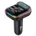 T70 bluetooth V5.0 FM Transmitter 20W PD + QC3.0 USB Car Charger 9 Colors RGB Backlit Light Larger LCD Digital Display Wireless Radio Adapter HiFi Music Play Car Kit With Mic
