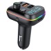 T70 bluetooth V5.0 FM Transmitter 20W PD + QC3.0 USB Car Charger 9 Colors RGB Backlit Light Larger LCD Digital Display Wireless Radio Adapter HiFi Music Play Car Kit With Mic