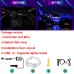 1IN1 2M RGB LED Atmosphere Car Interior Ambient Light Strips Light by App Control Neon LED Dash Board Decorative Lamp