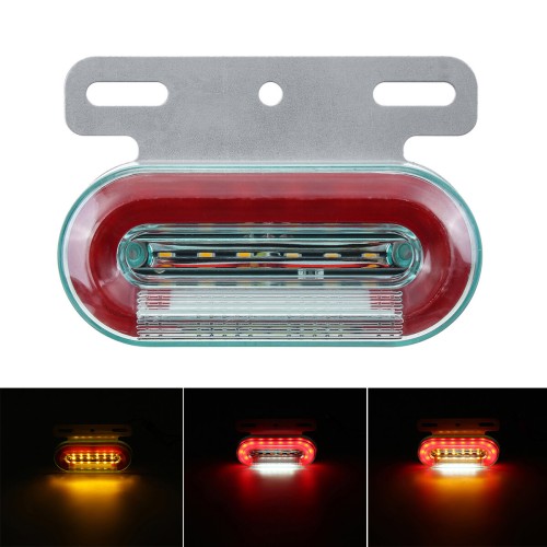 1PC 12LED 12V Flowing LED Side Marker Signal Light Indicator For Truck Trailers