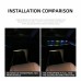 2 In 1 Symphony Car LED Phantom Atmosphere Light 110cm+35cm USB Plug With APP Control Ambient Interior Decorative Lamp