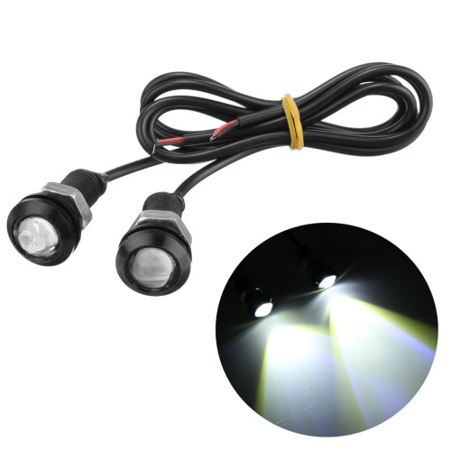 2PCS 9W 12V 5730 Eagle Eye 18MM LED Light DRL Daytime Running Backup Lights