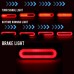 3 In 1 12V 18LED Car Truck LED Flowing Turn Signals Brake Lights Taillight Flash indicator For RV ATV UTV