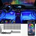 48 LED Car Interior Ambient Foot Strip Light Backlight Remote App Music Control Auto RGB Decorative Lamps