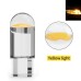 50 X T10 Car Width Light Bulbs Crystal Transparent Integrated LED Small Car Lights Cob High Brightness License Plate Lights Reading Lights