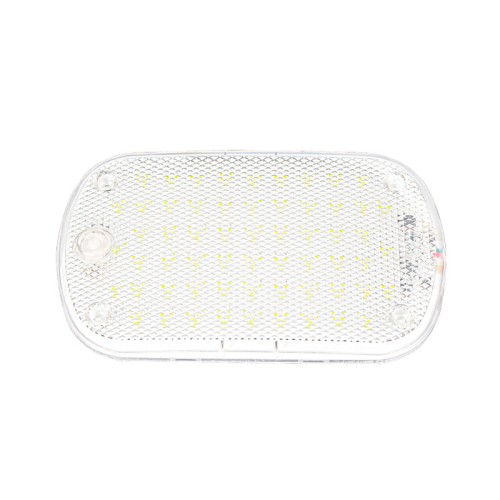 60LED Car Interior Light Bright Transparent Shell Cargo Lighting Cabin Lamp for 12-85V Car Trucks RVs