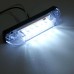 6 LED Clearance Side Marker Light Indicator Lamp Truck Trailer Lorry Van 12V 24V