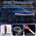 70 Inch Universal Car Hood Light Auto LED Daytime Running Lights Strip 12V Flexible Headlight EngineCover Decoration Exterior Lamp