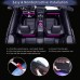 72LED Car Interior Ambient Foot Strip Light Backlight Remote with App Music Remote Control RGB Decorative Lamps