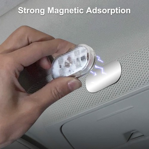 7 Light Color Car Atmosphere Light Touch Light Interior Lighting Car USB Touch Sensing Reading Trunk LED Modification Light