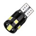 Audew T10 W5W Car 2835 SMD LED Side Marker Lights Parking Interior Bulbs Canbus Error Free 2.7W 4882K Xenon White 10Pcs