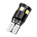 Audew T10 W5W Car 2835 SMD LED Side Marker Lights Parking Interior Bulbs Canbus Error Free 2.7W 4882K Xenon White 10Pcs